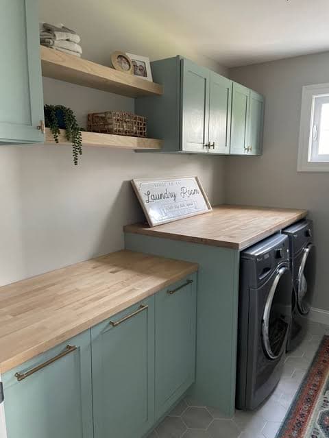 Laundry Counter Cabinet